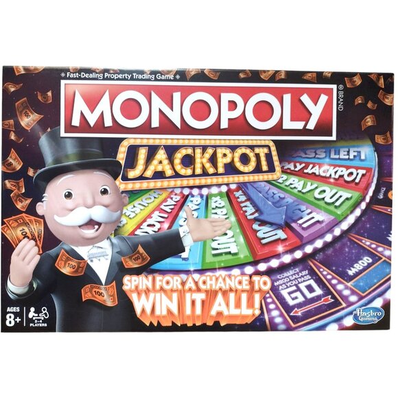 **NEW** Monopoly Jackpot Edition B7368 Parker Brothers Board Game - Picture 1 of 3